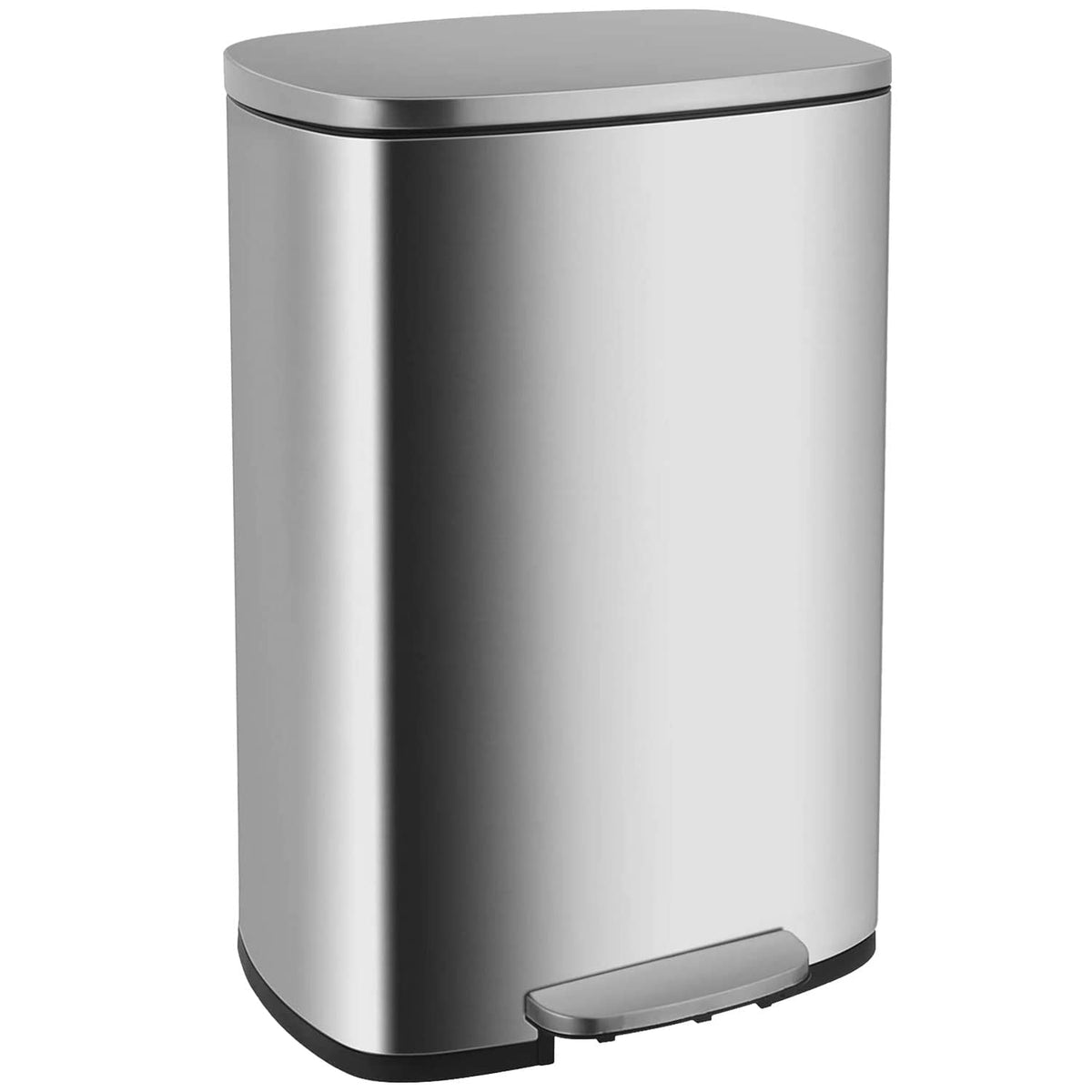 13 Gallon Steel Trash Can with Lid I787