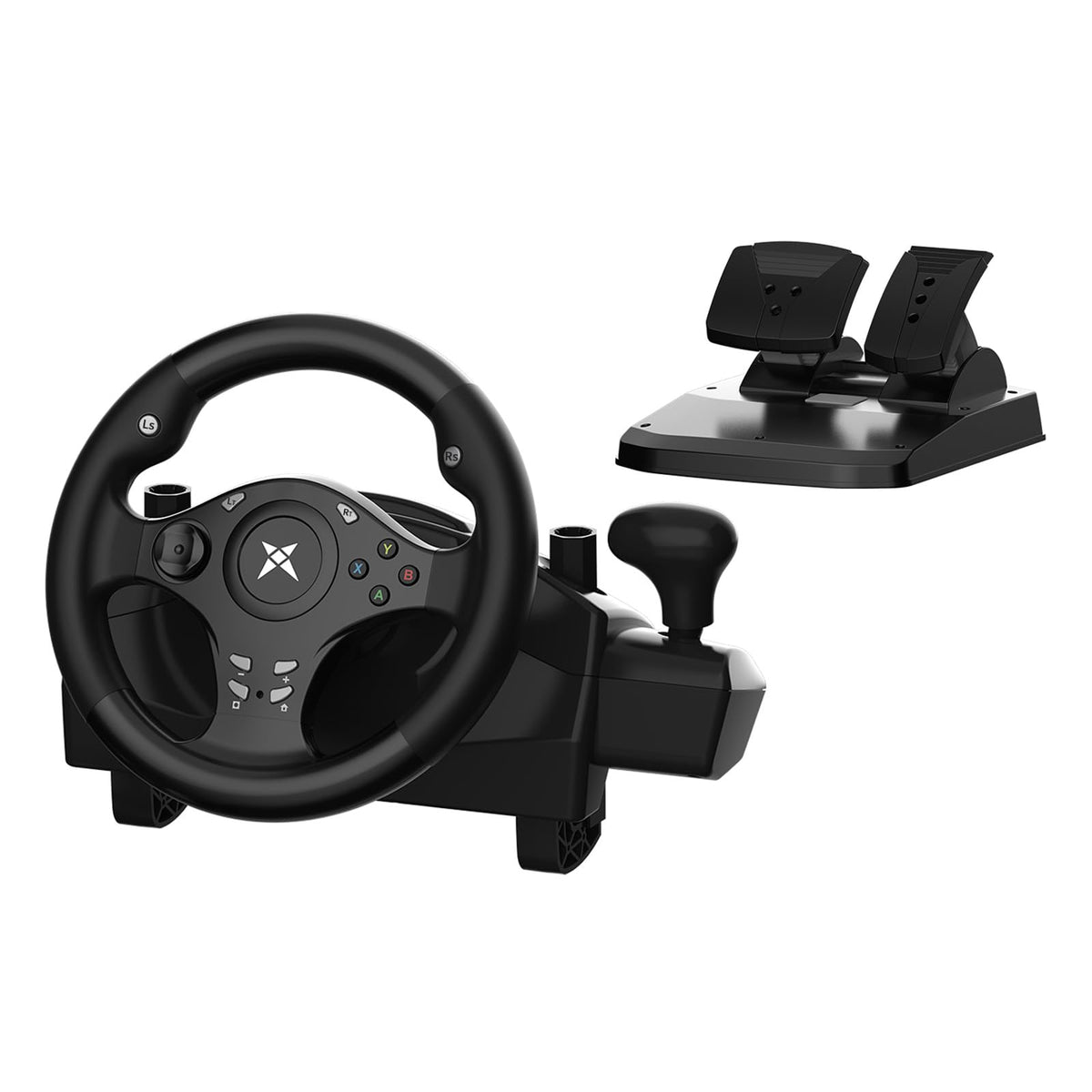 Gaming Steering Wheel with Pedals Q651