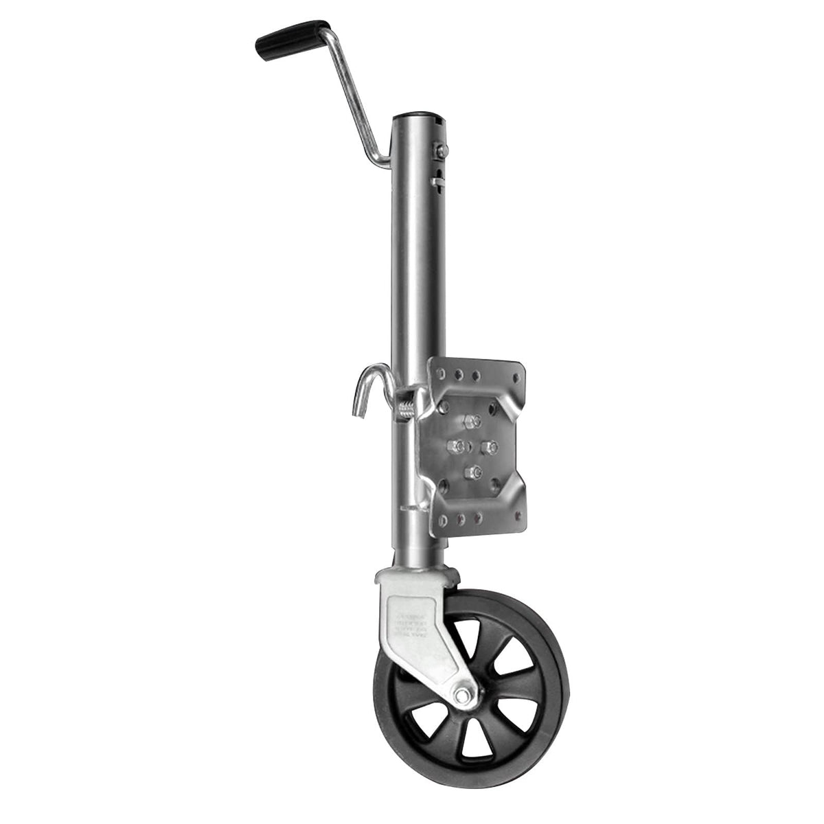 Bolt-On Swivel Trailer Jack with 8'' Wheel, 1500 lbs Capacity M8958