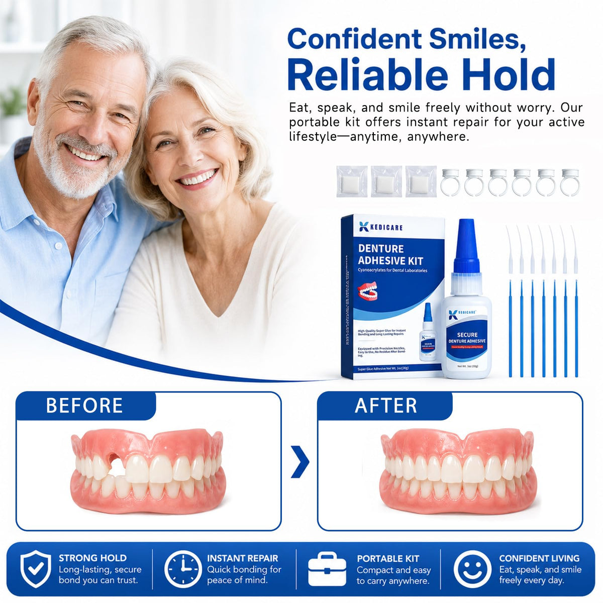 Denture Adhesive Kit 1oz F517802