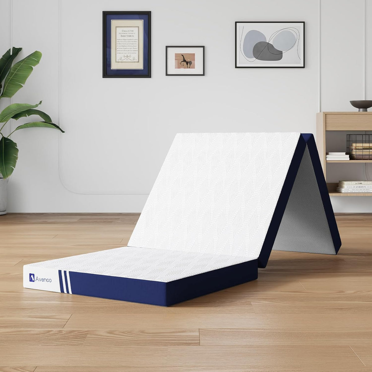 4 Inch Tri-Fold Memory Foam Mattress Topper G536
