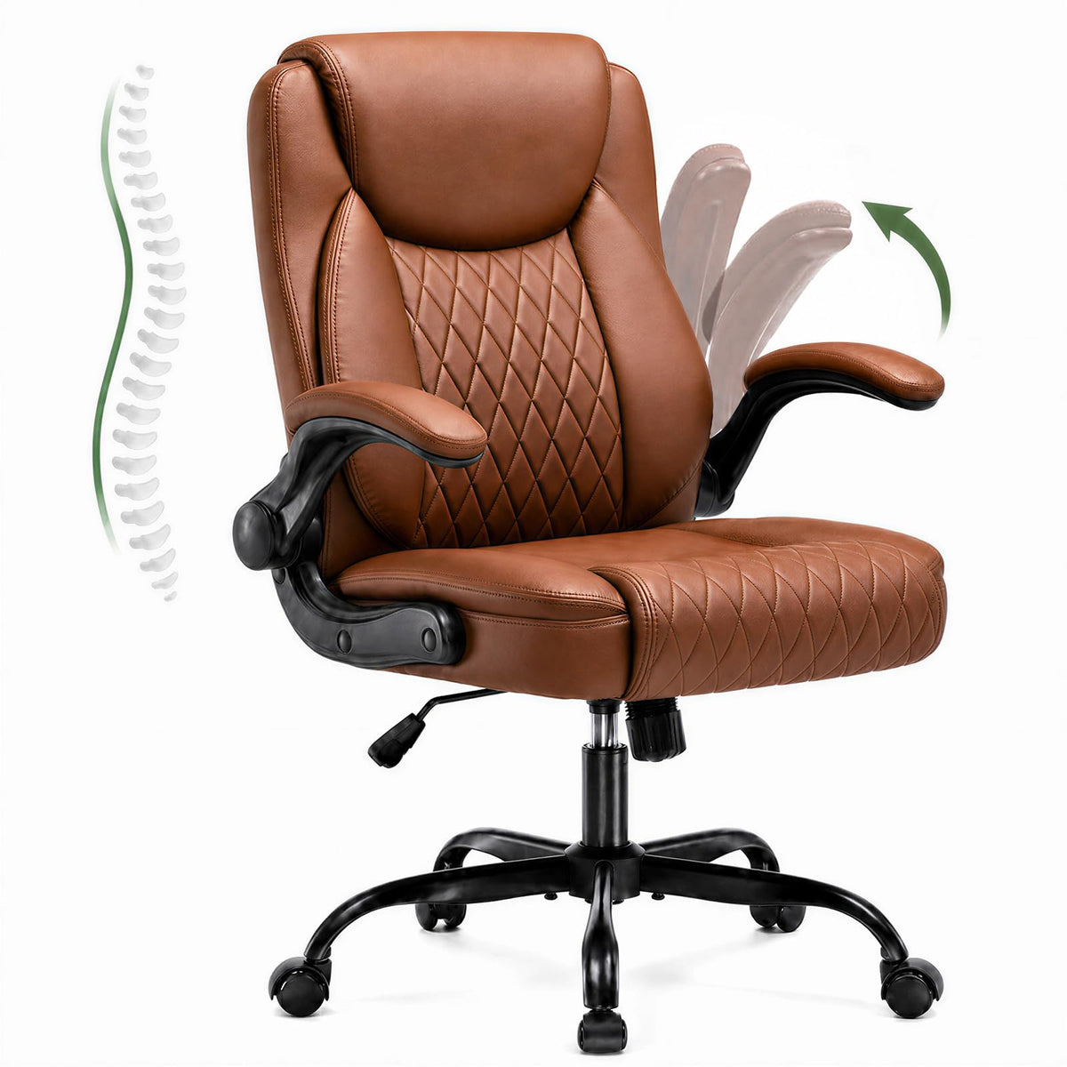 Camel Brown Home Office Chair A682