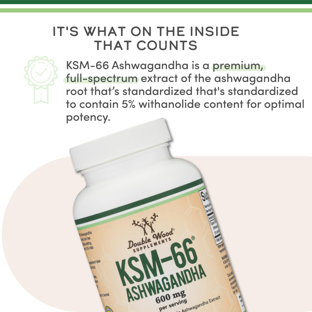 Ashwagandha 600mg Organic 120 Capsules J60741