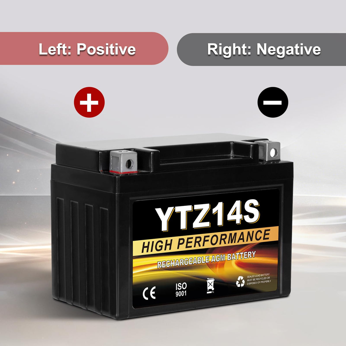 12V 11.2Ah AGM Sealed Motorcycle Battery Q8842