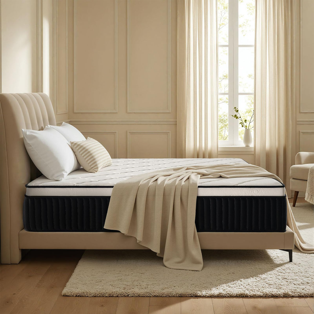 12 Inch Medium Firm Hybrid Mattress C2313