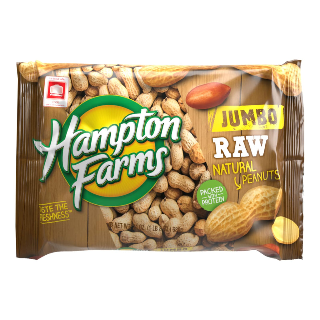 Jumbo Raw Natural In-Shell Peanuts 24 oz Bag V732