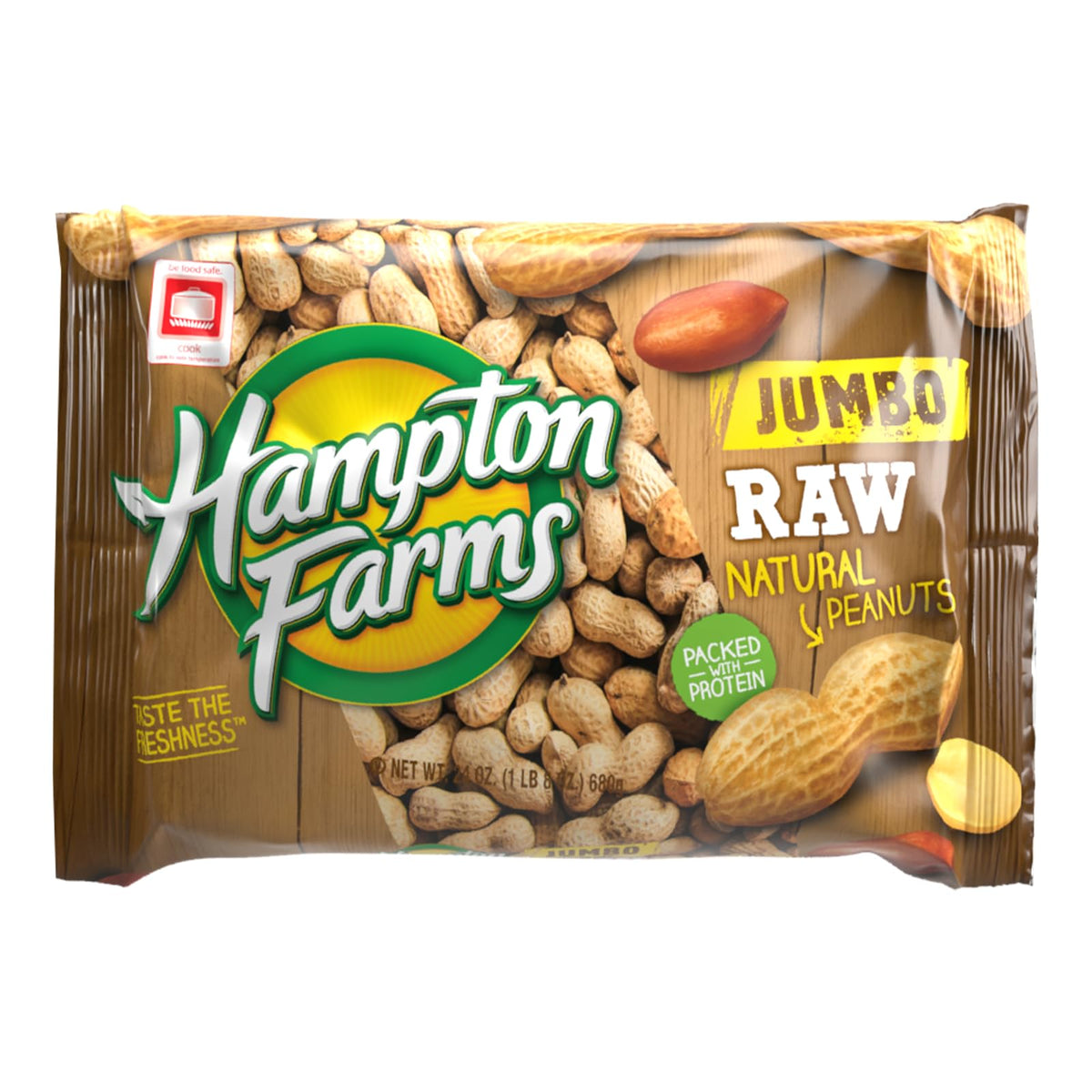 Jumbo Raw Natural In-Shell Peanuts 24 oz Bag V732