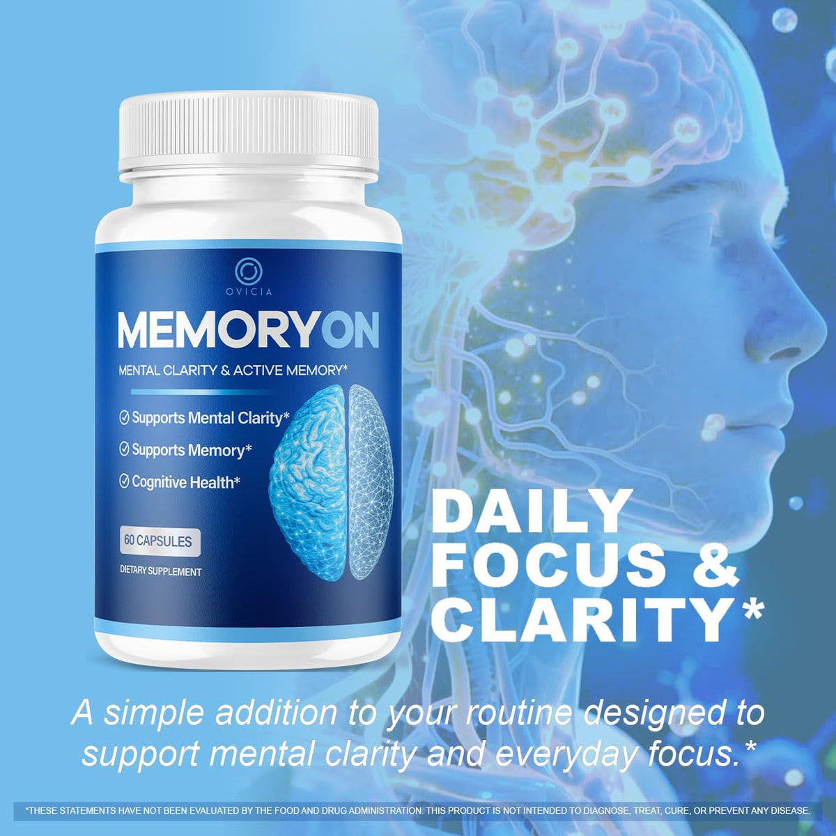 120 Capsules Memory Support Pills V56228