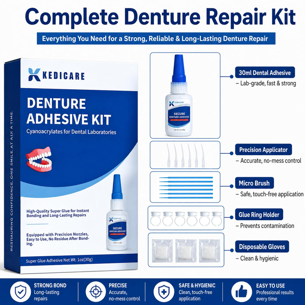 Denture Adhesive Kit 1oz F517802