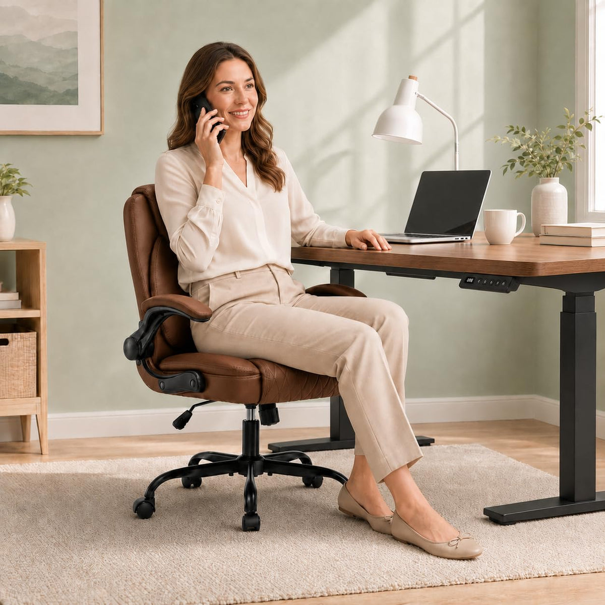Camel Brown Home Office Chair A682