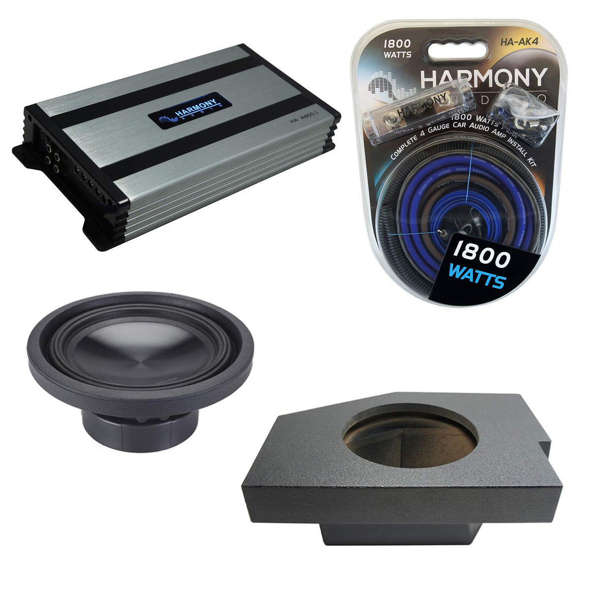 10" Sub Box with Amp W7439