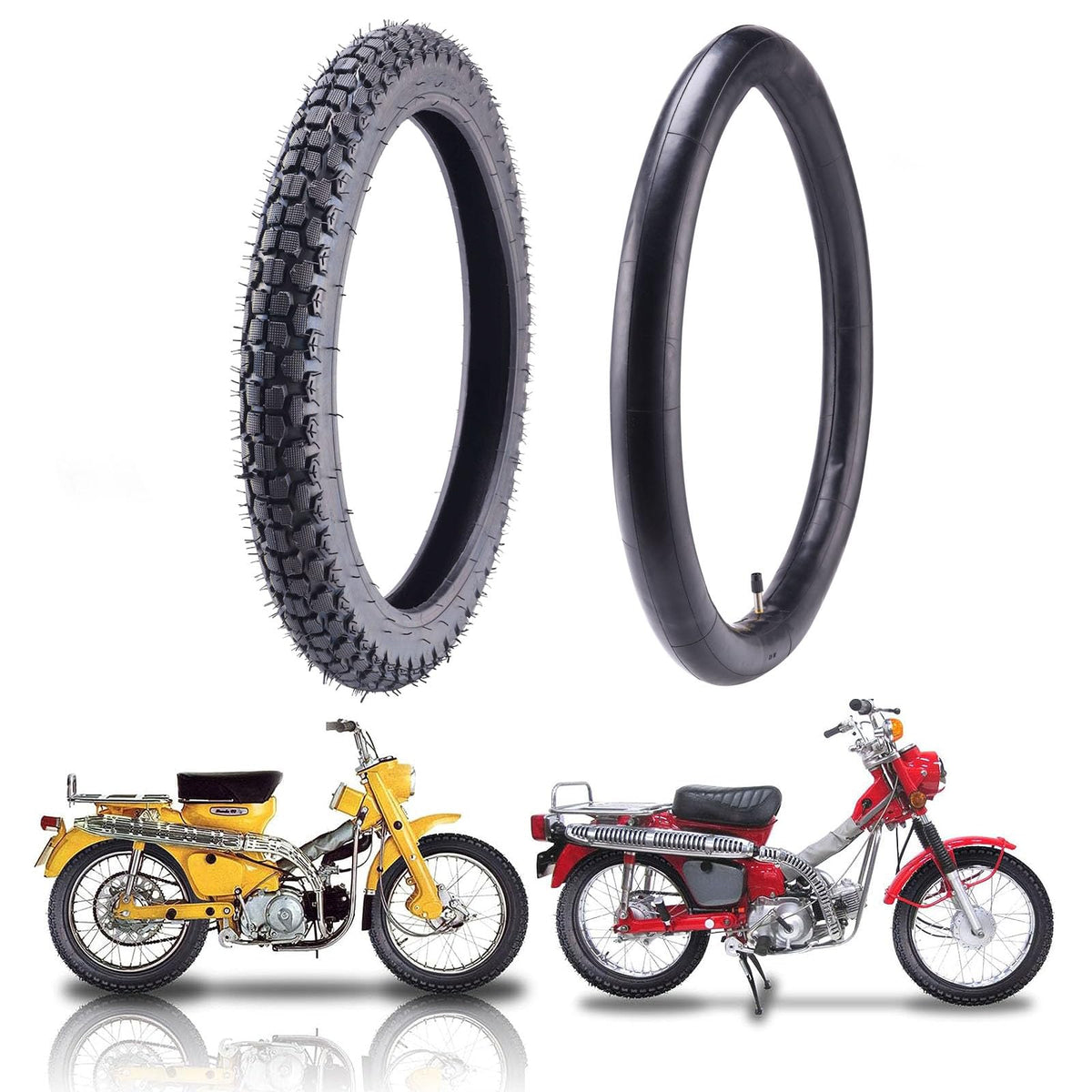 2.50/2.75-17 Motorcycle Tire and Inner Tube R73373