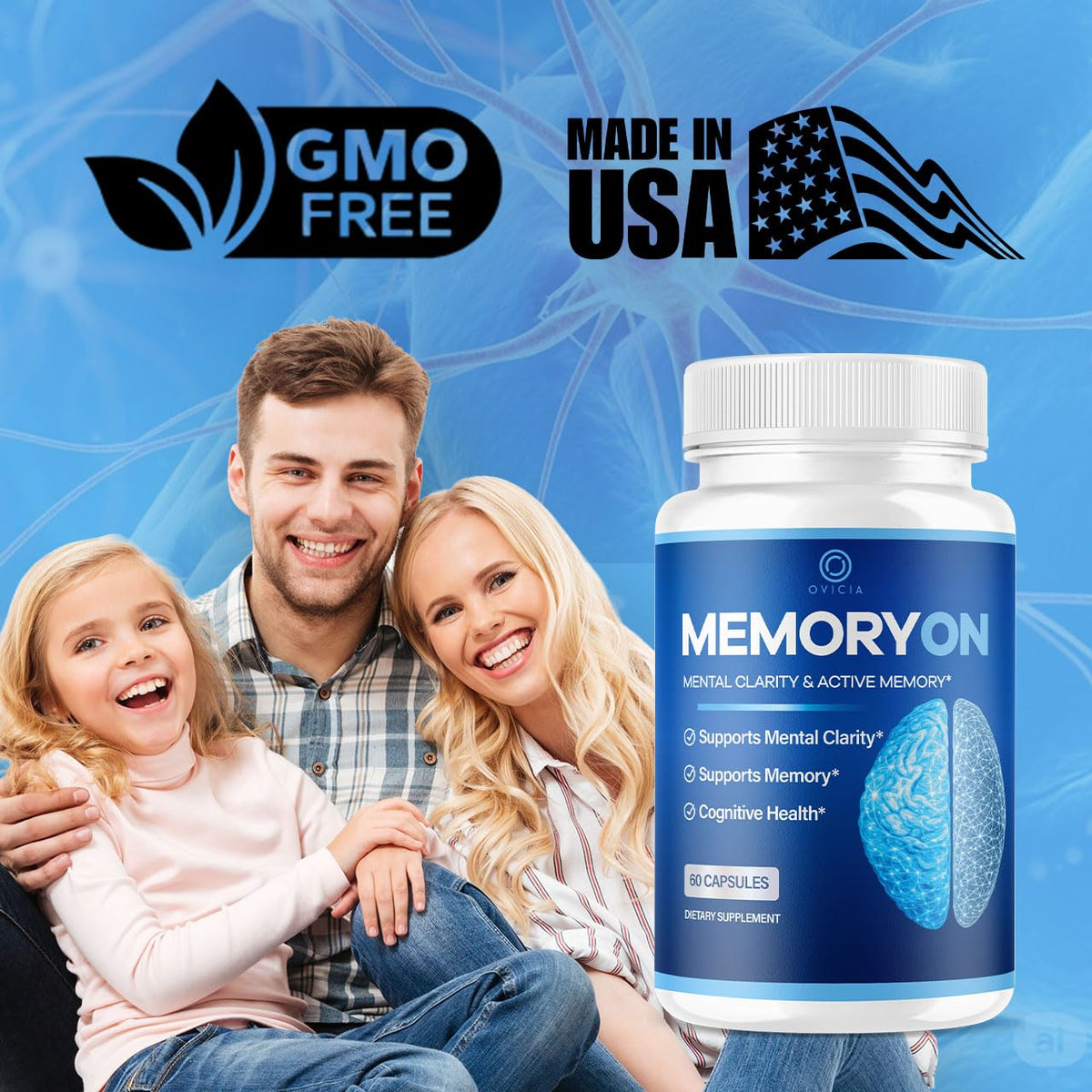 120 Capsules Memory Support Pills V56228