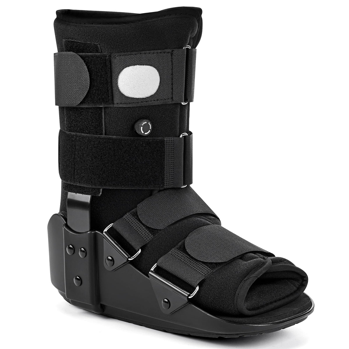 Adjustable Air Walking Boot Medium Black D682084