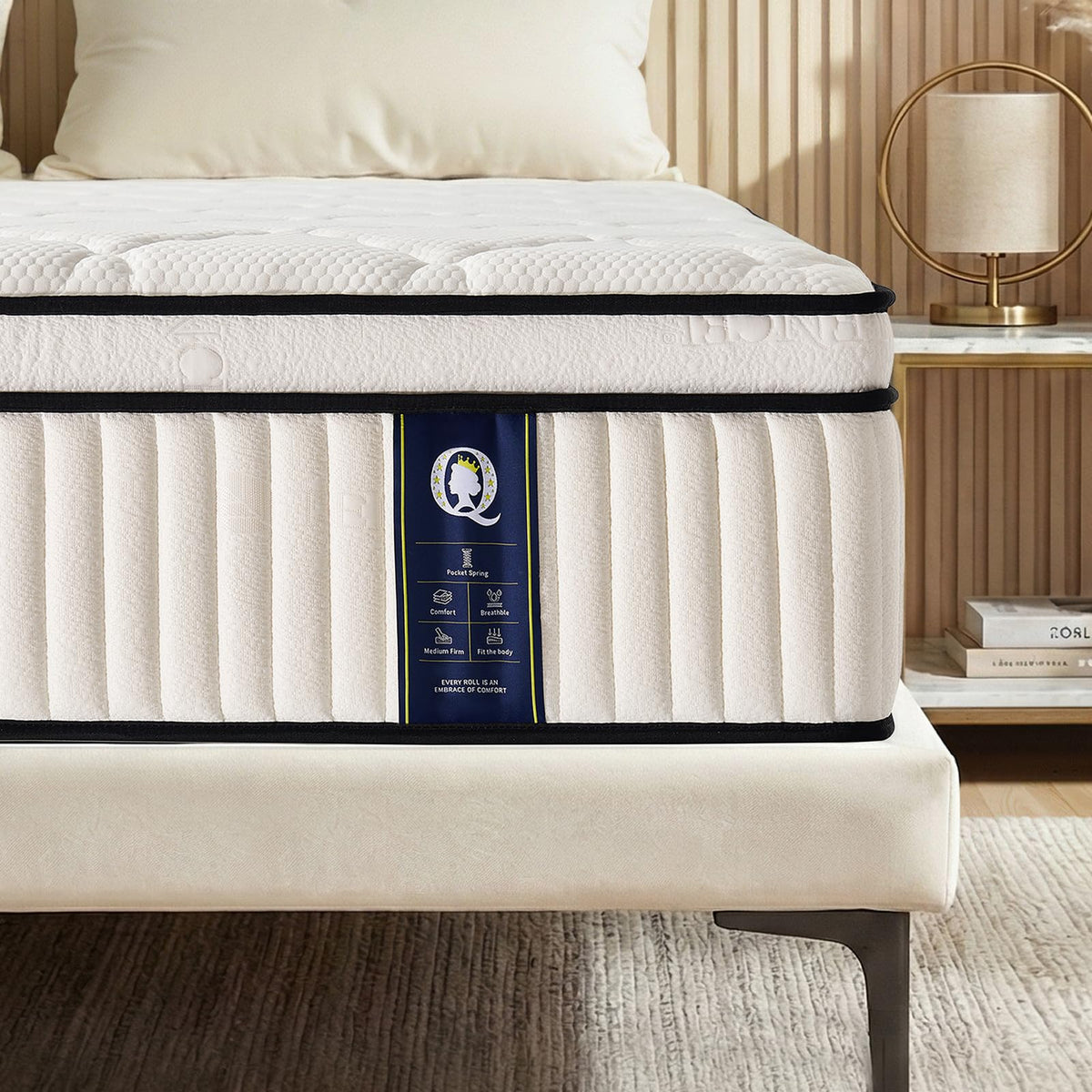 12 Inch Medium Firm Hybrid Mattress C2313